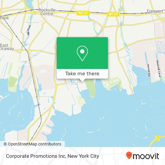 Corporate Promotions Inc map