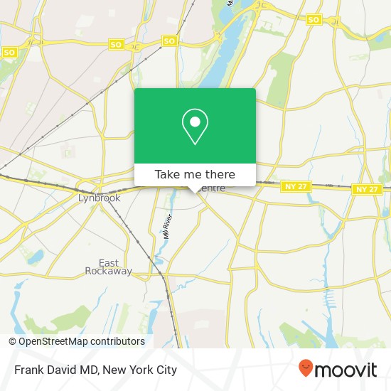 Frank David MD map