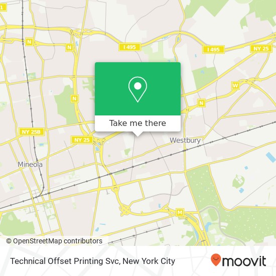 Technical Offset Printing Svc map