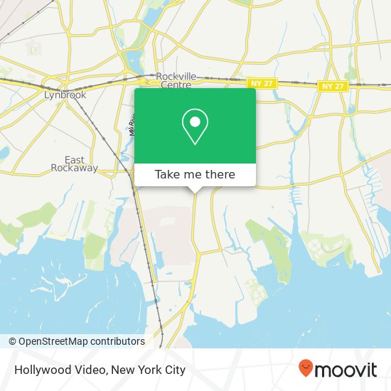 Hollywood Video map