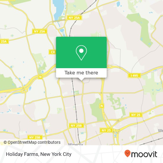 Mapa de Holiday Farms