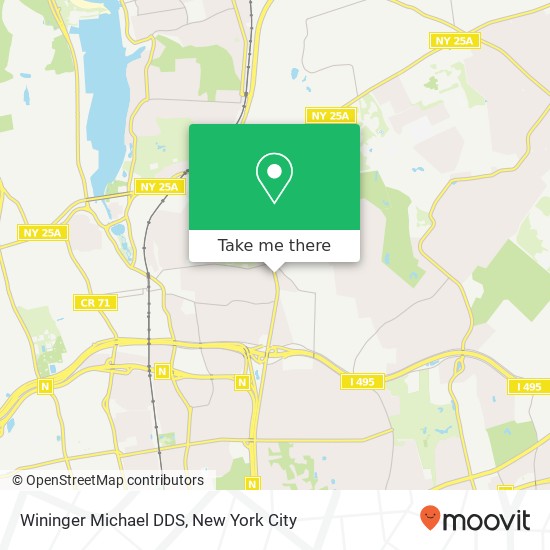 Wininger Michael DDS map