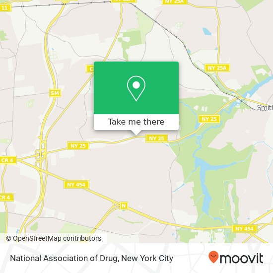 National Association of Drug map