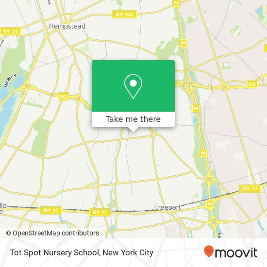 Mapa de Tot Spot Nursery School