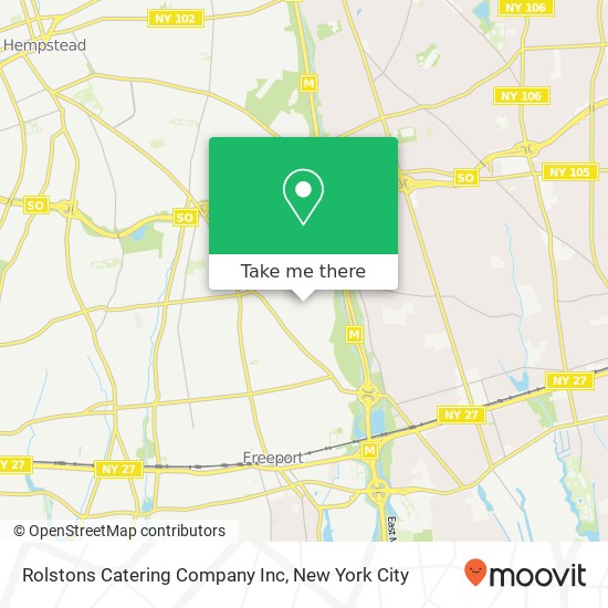 Rolstons Catering Company Inc map