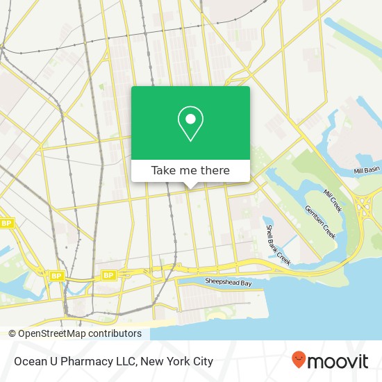 Mapa de Ocean U Pharmacy LLC