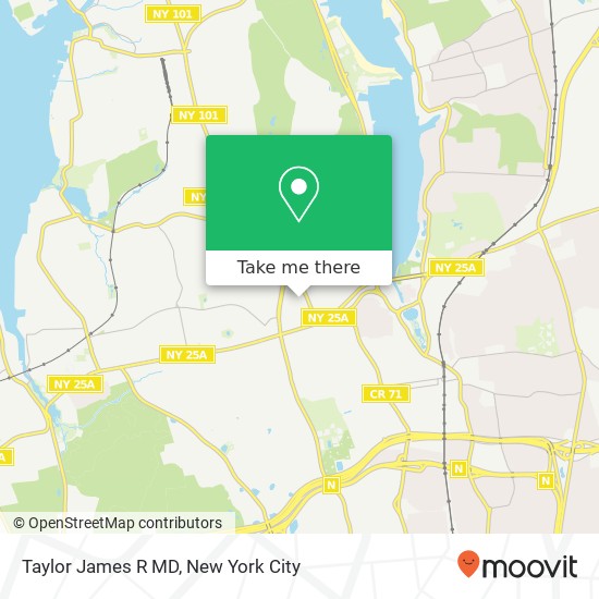 Taylor James R MD map