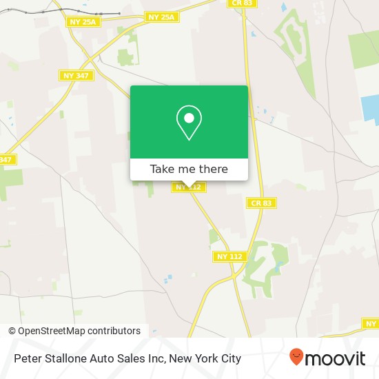 Peter Stallone Auto Sales Inc map
