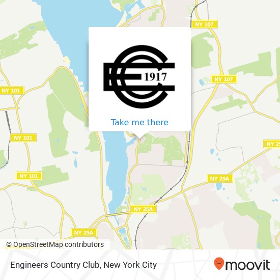 Engineers Country Club map