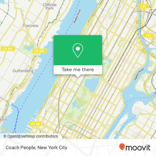 Coach People map