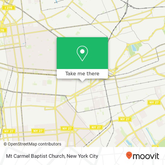 Mt Carmel Baptist Church map