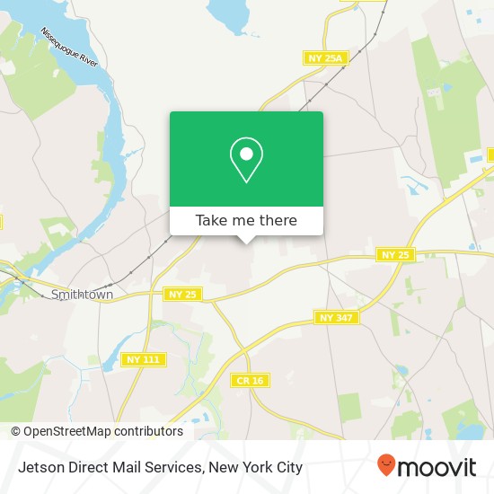 Jetson Direct Mail Services map