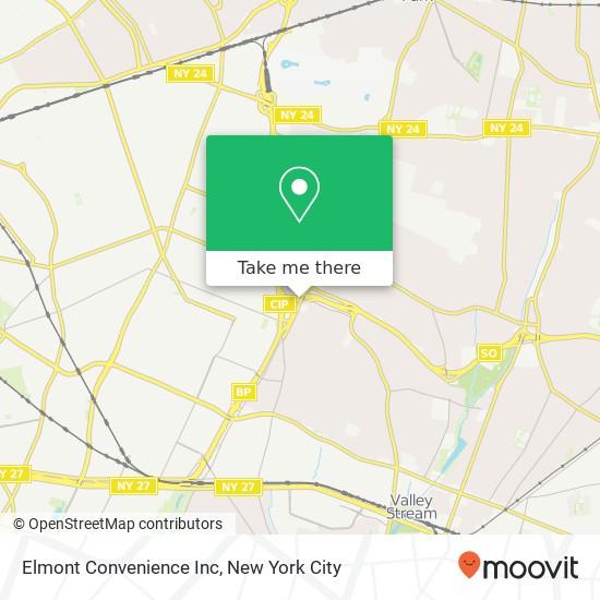 Mapa de Elmont Convenience Inc