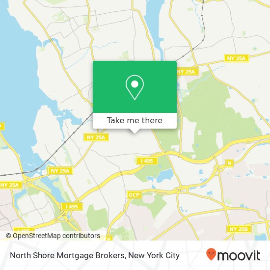 North Shore Mortgage Brokers map