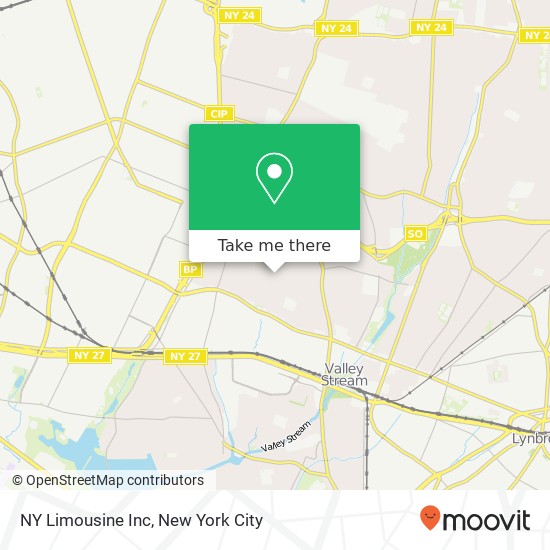 Mapa de NY Limousine Inc