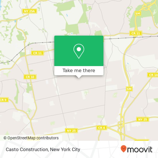 Casto Construction map