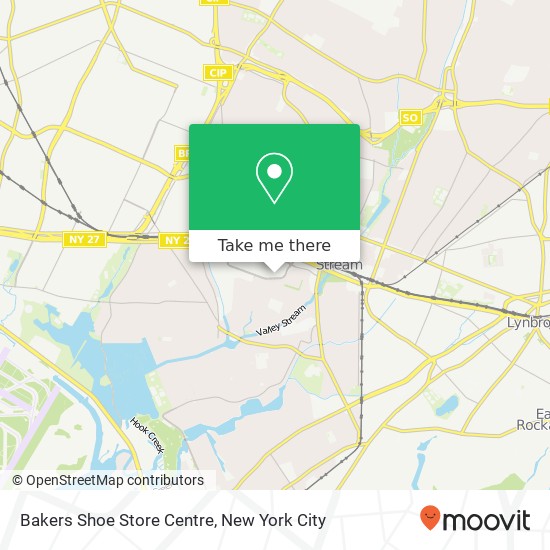 Mapa de Bakers Shoe Store Centre