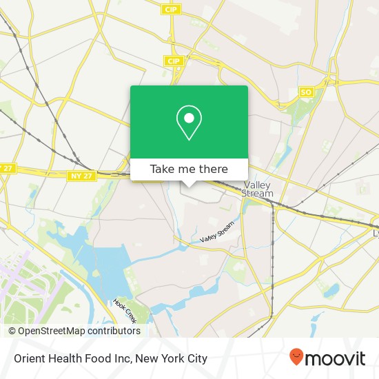 Orient Health Food Inc map