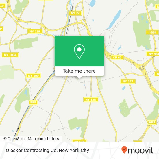 Olesker Contracting Co map