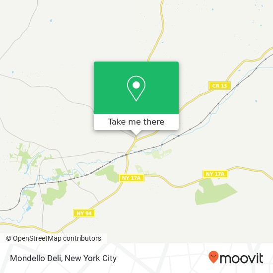 Mondello Deli map