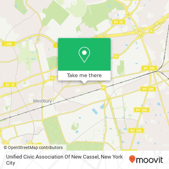 Mapa de Unified Civic Association Of New Cassel