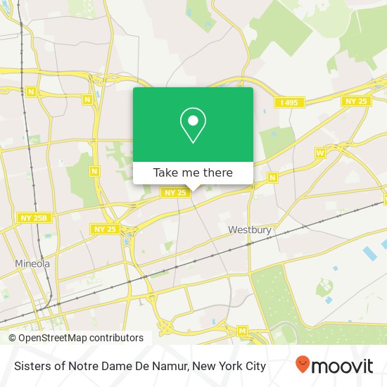 Mapa de Sisters of Notre Dame De Namur