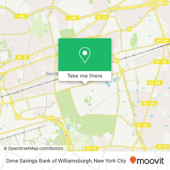 Dime Savings Bank of Williamsburgh map