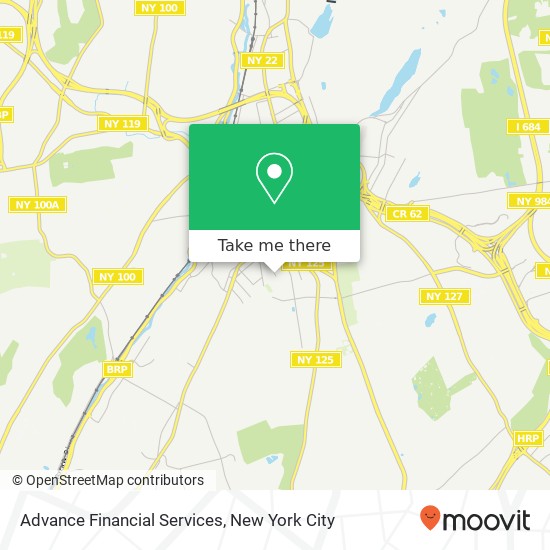 Mapa de Advance Financial Services