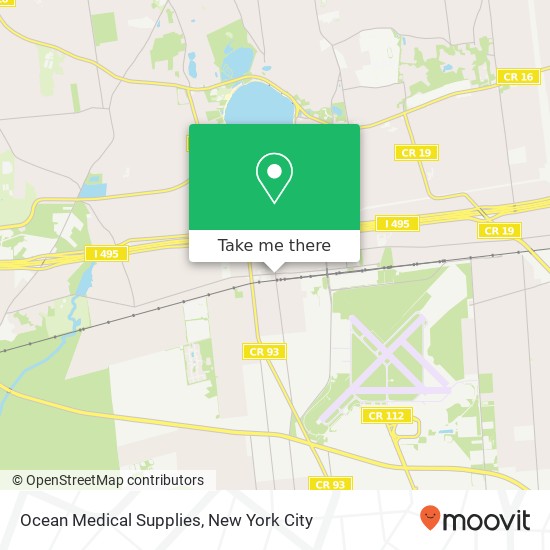 Ocean Medical Supplies map