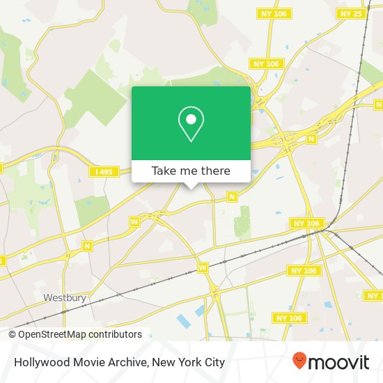 Hollywood Movie Archive map