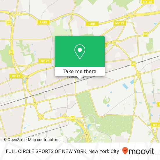 FULL CIRCLE SPORTS OF NEW YORK map