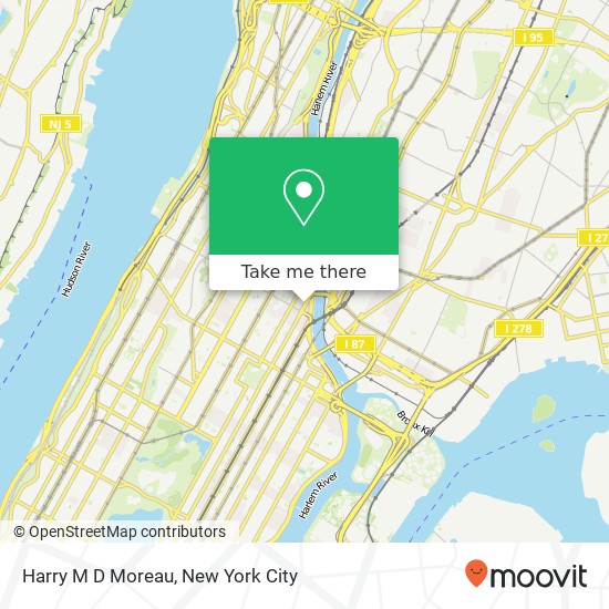 Mapa de Harry M D Moreau
