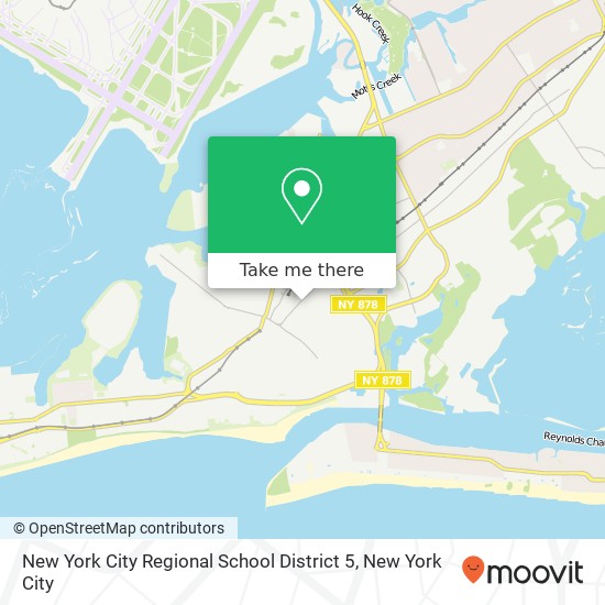 Mapa de New York City Regional School District 5