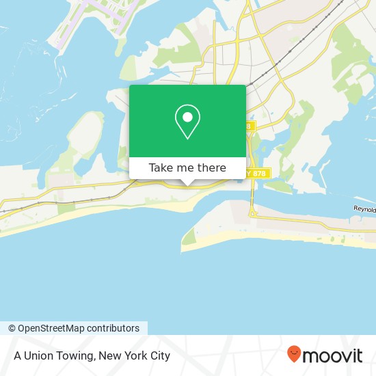 A Union Towing map
