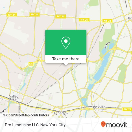 Pro Limousine LLC map