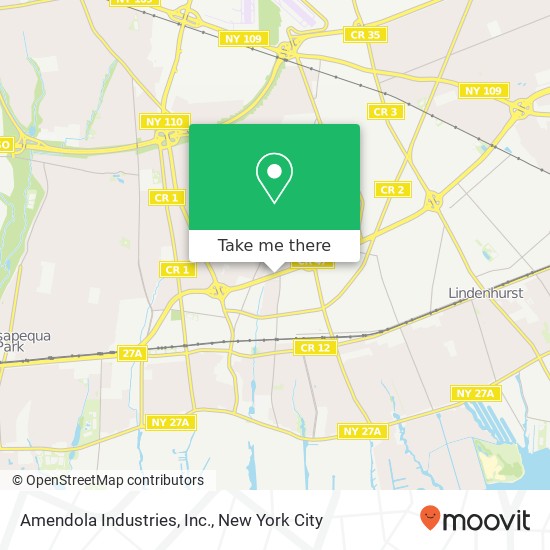 Amendola Industries, Inc. map
