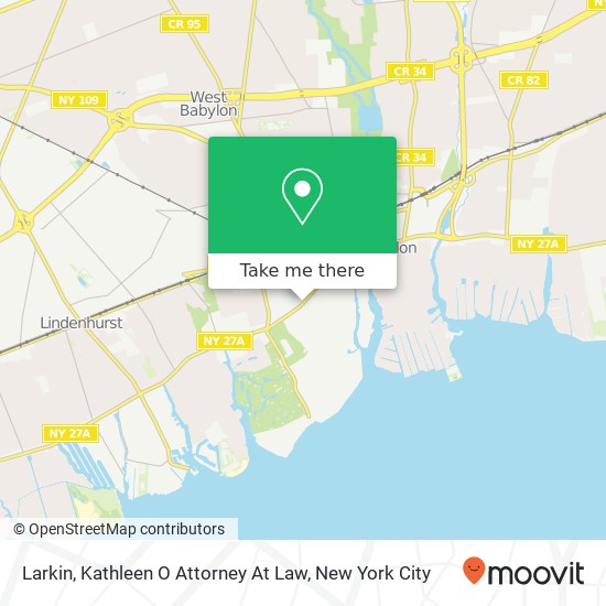 Larkin, Kathleen O Attorney At Law map