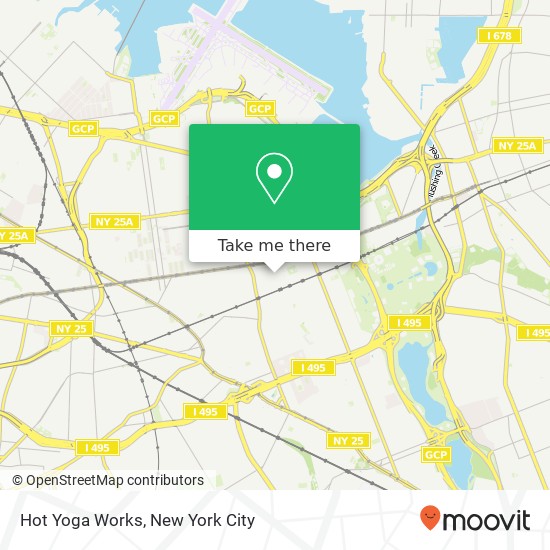 Hot Yoga Works map