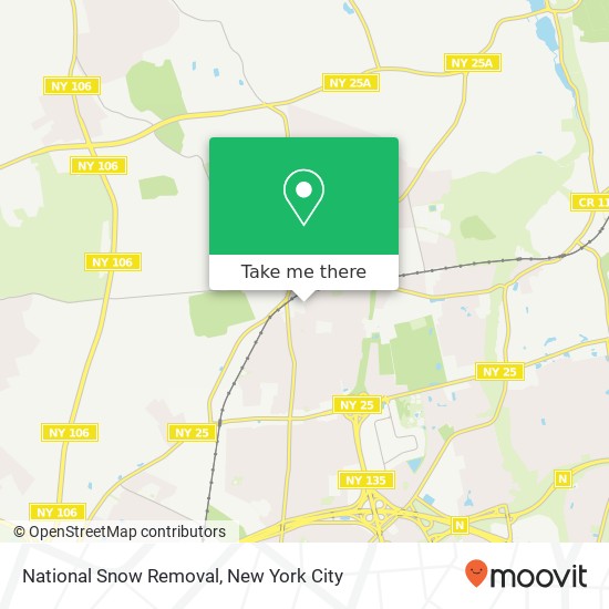 National Snow Removal map