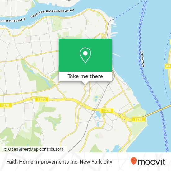 Faith Home Improvements Inc map