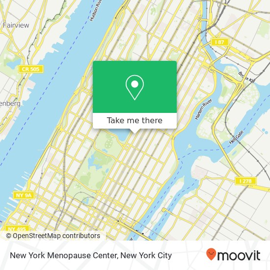 Mapa de New York Menopause Center