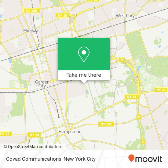 Covad Communications map