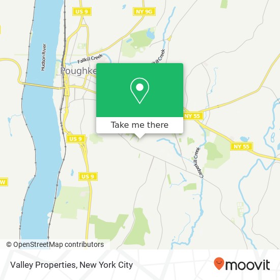 Valley Properties map