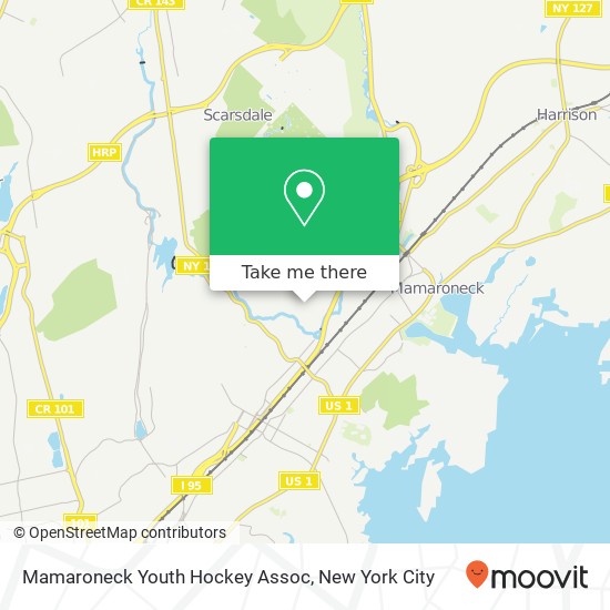 Mapa de Mamaroneck Youth Hockey Assoc