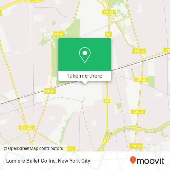 Lumiere Ballet Co Inc map