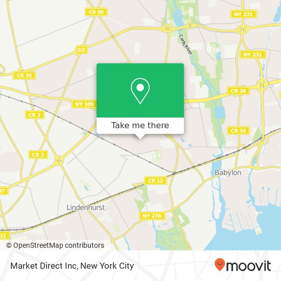 Market Direct Inc map