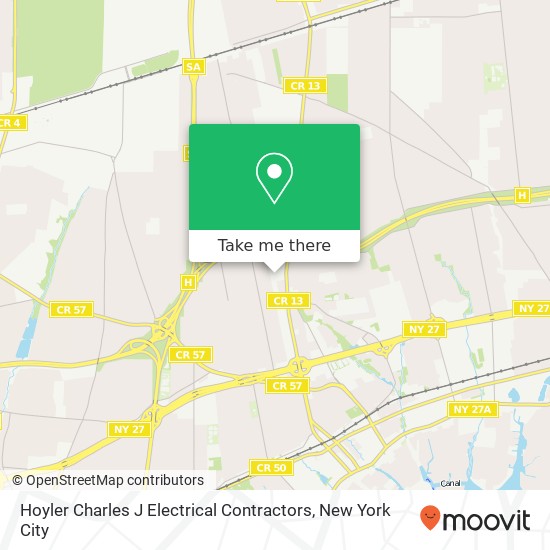 Hoyler Charles J Electrical Contractors map