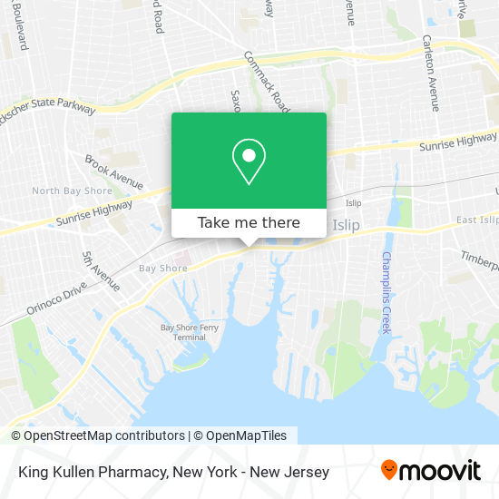 Mapa de King Kullen Pharmacy