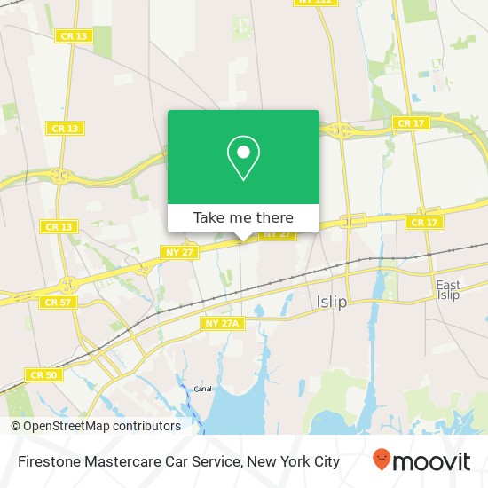 Firestone Mastercare Car Service map