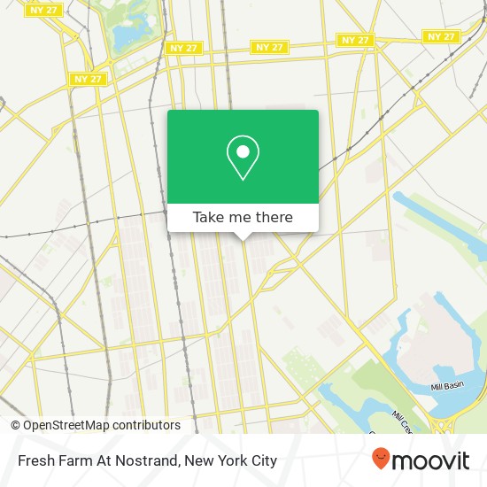 Fresh Farm At Nostrand map